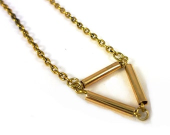 Geometric necklace triangle