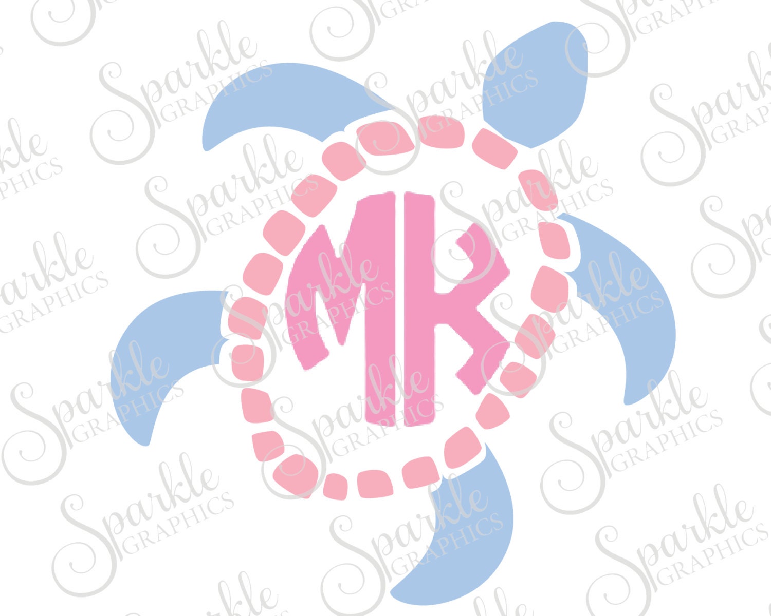 Download Sea Turtle Monogram Cut File Sea Beach Ocean Turtle ...