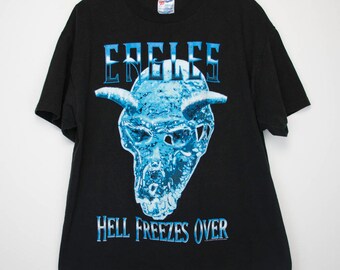 Eagles Shirt Vintage tshirt 1994 Hell Freezes Over 1990s Don Henley Concert tee Soft Folk Country Rock and Roll Band Joe Walsh Glenn Frey