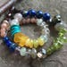 Mixed gemstone beads, bead strand, variety, orphan beads, bead sampler, gems, stone beads