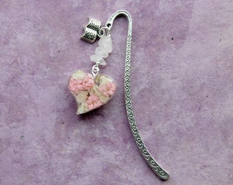 Bookmark, Unique Bookmark, Book Lover, Metal Bookmark, Floral Bookmark, Teacher Gift, Literary Gift for Her, Books,Book Mark, Book Accessory