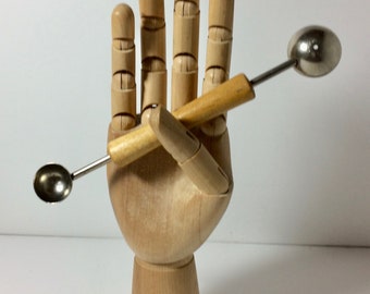 Delightful Vintage Melon Baller With a Tiki Inspired Shape