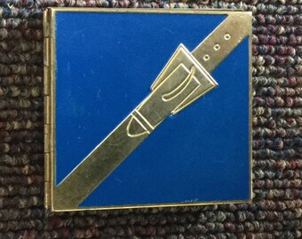 Compact With Buckle on Top