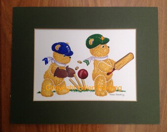 The Ashes - Teddy Teams Play Cricket