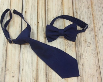 Nautical bright navy Marine Neck Tie or Bow Tie Similar to Davids Bridal Marine Wedding (BowTie) Baby, Toddlers, Youth, Boys, Men