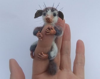 The Smallest Monkey- Sculpture Made Of Wool