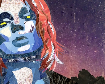 X-Men Mystique-Inspired 10x10" Collage