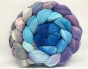 Spinning Fiber Rambouillet/Bombyx 60/40 - 5oz - Mystical Memories 1