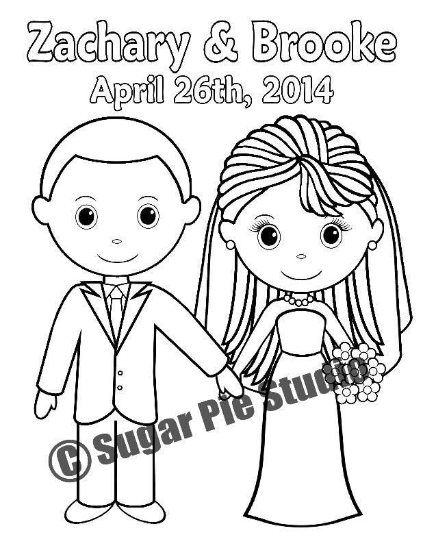 This is a graphic of Peaceful Personalized Wedding Coloring Book It's just a graphic of Peaceful Personalized Wedding Coloring Book