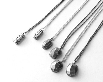 Necklace "Gabro" Collection & "Vime" Collection - Sterling Silver