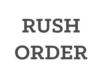 Rush Processing Service - Sometimes you just need things fast! This guarantees a 2-day turnaround