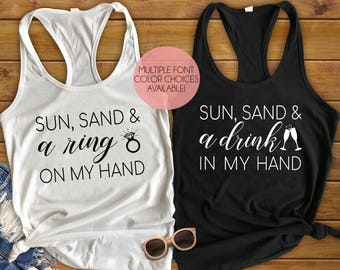 Bachelorette Tank Tops, Bride Tank Top, Beach Bachelorette, Bachelorette Party Shirts, Bride Squad Shirts, Funny Bachelorette Tanks