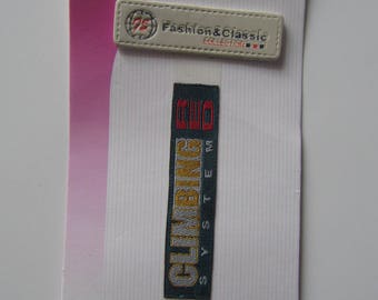 Set of two self adhesive easy to apply with an iron jeans