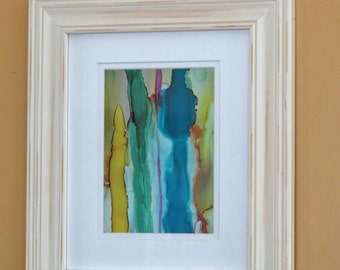 Abstract in Blue Greens