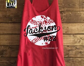 baseball mom shirt, baseball tank top, baseball shirt, custom baseball shirt, distressed baseball shirt, baseball tank top, softball shirt