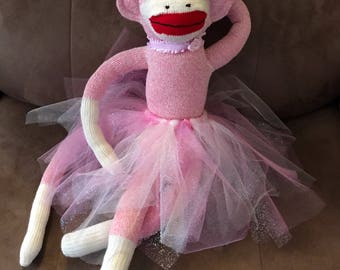 Sock Monkey Betty Lou
