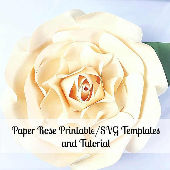 Download Large Paper Flowers Giant Paper Flowers Printable Rose