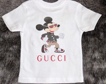 Gucci inspired T-shirt, kids tee, kids custom made t-shirt, Gucci shirts