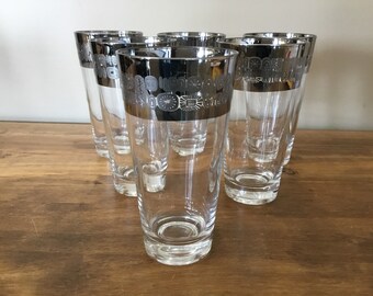 Canonsburg Temporama Glasses Set of 6 Atomic Mid Century