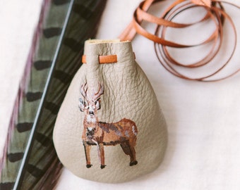 Deer Totem Talisman Pouch
