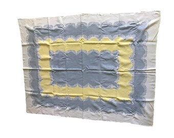 1950's Linen Tablecloth (50x64)