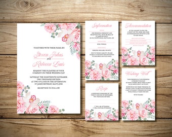 Vintage Floral Wedding Package