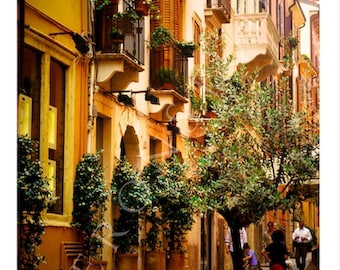Italy Street Photography Italy Wall Art Sunny Italy Digital Download Photography Verona Italy Fine Art Photography Italy Print Italian House