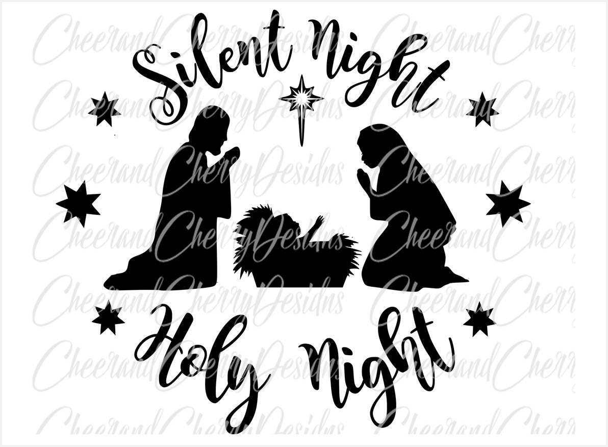 Download Nativity scene Svg Nativity SVG Christmas SVG design Silent