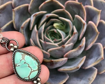 Poseidon Variscite Pendant
