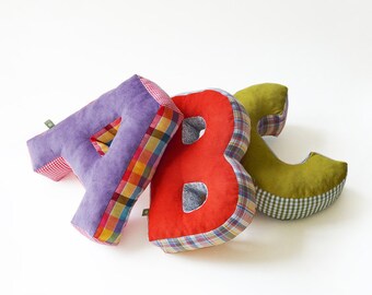 Stuffed letter, cuddly ABC, letters Kiss ...