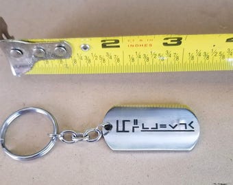 Custom Branded Dog Tag Keychain