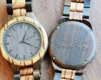 Wood Watch, Wooden watch,Personalized Wood Watch,Wood Watch men,Mens wooden watches,Wedding Gift,Wood Watches for him,Watch Husband Gift