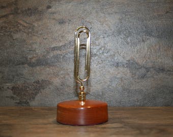 memo holder (gold )