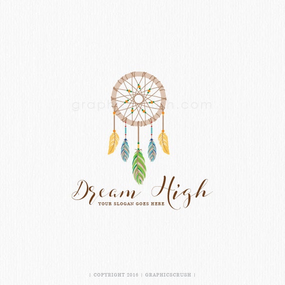Dreamcatcher Logo Design Dream Catcher Logo Blog Logo