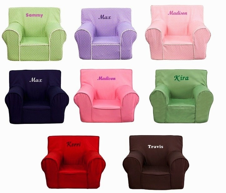Kids Personalized Foam Arm Chairs Kids Personalized Foam Arm Chairs