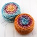Speckle Gradient Yarn - Plush Fingering, 4 oz / 560 yds - Fire and Ice
