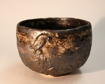 Traditional Japanese tea ceremony bowl, matcha chawan