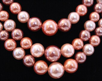 3 Strand Faux Pearl necklace