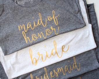 shirts for bridal party