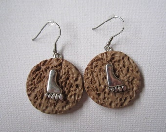 Sasquatch (Bigfoot) Print Earrings
