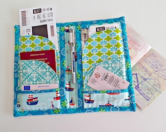 Family Travel and Passport Wallet - PDF Sewing pattern
