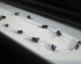 Amethyst Illusion necklace