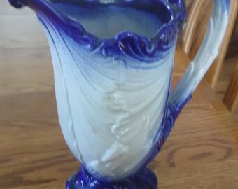 VINTAGE! Burleigh Staffordshire Ironstone Cattails in the leaves
