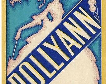 Vintage PollyAnn The A.F. Weymer Co. Original Lithograph Broom Label, 1920s