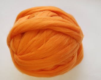 FREE Shipping !!! TANGELO◾ 21.5 micron ◾ Merino Roving wool ◾ 66s ◾ 1/2 ounce- 6 ounce ◾