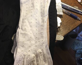 Choice of four pairs of vintage gloves - (beige ones sold)