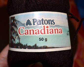 Yarn Patons Canadiana Chocolate Brown