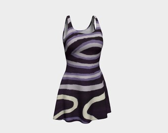 Purplish Flare Dress