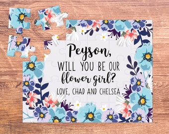 flower girl puzzle / flower girl gift / will you be my / flower girl / flower girl proposal / puzzle / flower girl card / be my flower girl