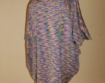 Large multicolored tunic dress